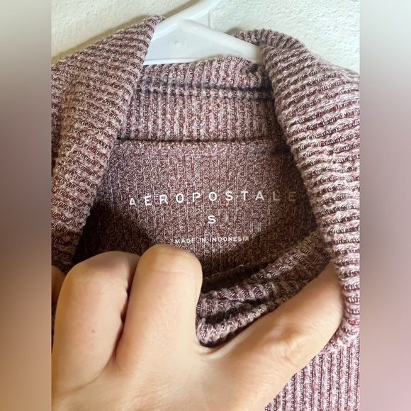 Aeropostale Pink Cowl Neck Sweater - Picture 3 of 3